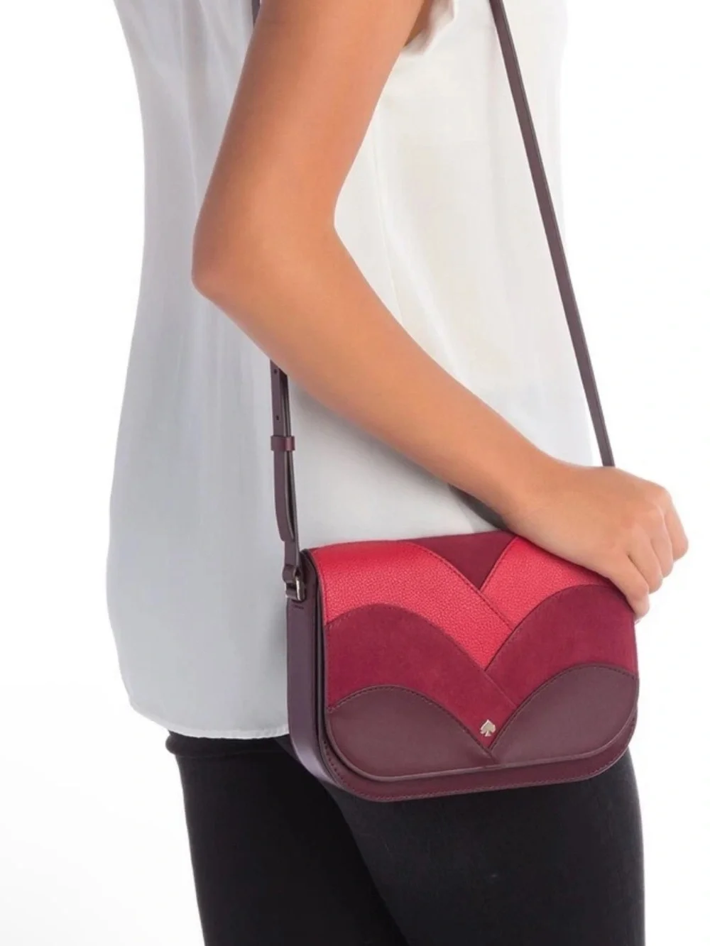 NWOT Kate Spade New York Nadine Patchwork Medium Flap Shoulder Bag